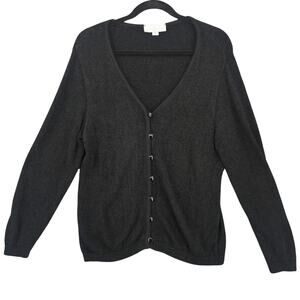 VTG French Rags Brenda French Sweater Womens 1X Cardigan Knit Old Money Preppy